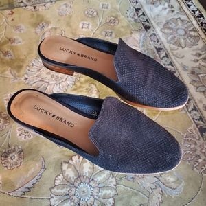Lucky Brand Leather Slip-on Loafers